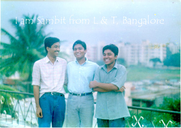 Pratip, Sambit and Anirudhha - L & T days